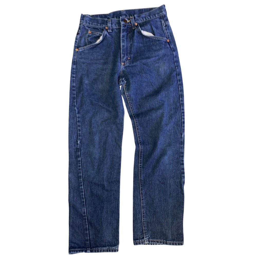Vintage Lee 200-0141 Mens Straight Leg Jeans Dark Wash Made in USA 30x30